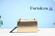 Dolce & Gabbana Nappa DG Girls Bag In Leather Gold 21x14.5x3cm - 4