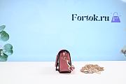 Fortok Valentino VLogo Signature Diamond Buckle Calfskin Shoulder Bag in Pink - 4