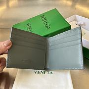 Fortok Bottega Veneta Cassette Bi-Fold Wallet Grey 10x8.5cm - 4