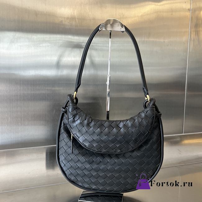 Fortok Bottega Veneta Small Gemelli Bag Black 24.5x19x7cm - 1