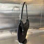 Fortok Bottega Veneta Small Gemelli Bag Black 24.5x19x7cm - 3