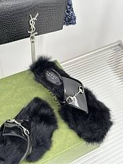 Fortok Gucci Black Thong Sandal With Horsebit - 4