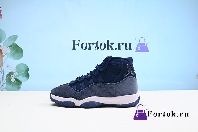 Fortok Nike Air Jordan 11 Retro ‘Midnight Navy Velvet’ AR0715-441 Sneakers - 1
