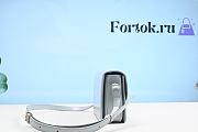 Fortok Celine Triomphe Shoulder Bag Light Blue 19cm - 3