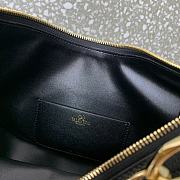 Fortok Valentino Garavani Vlogo Moon Bag Black 29x23x11cm - 6