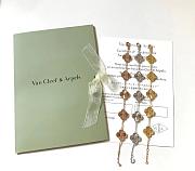 Fortok Van Cleef&Arpels Alhambra 5 Motifs Bracelet in Gold/Rose Gold/Silver - 2