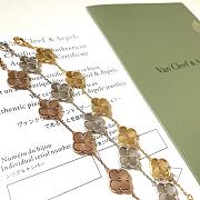 Fortok Van Cleef&Arpels Alhambra 5 Motifs Bracelet in Gold/Rose Gold/Silver - 5