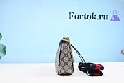 Fortok Gucci Ophidia Bag Beige and Blue GG Supreme Canvas 25x15.5x6cm - 6