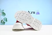 Fortok Alexander McQueen Slick Lace Up Sneakers Red Sneakers - 6
