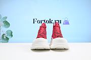 Fortok Alexander McQueen Slick Lace Up Sneakers Red Sneakers - 4