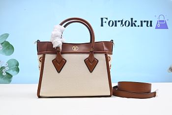 Louis Vuitton On My Side PM Canvas/Leather in Brown M59905 25x20x12cm