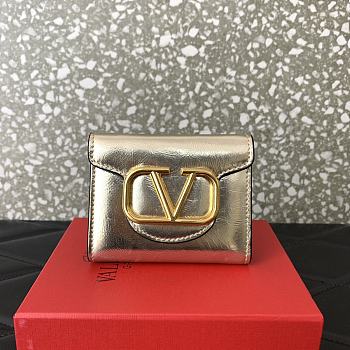 Fortok Valentino Wallet Silver 10cm