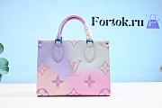 Fortok Louis Vuitton Onthego PM Sunrise Pastel Pink M59856 25x19x11.5cm - 3