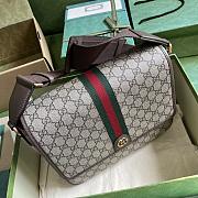 Fortok Gucci Ophidia Medium Messenger Bag Beige 761741 28x22x8cm - 2