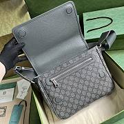 Fortok Gucci Ophidia Medium Messenger Bag Grey 761741 28x22x8cm - 4