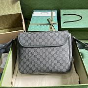 Fortok Gucci Ophidia Medium Messenger Bag Grey 761741 28x22x8cm - 2
