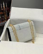 Fortok Dolce & Gabbana Patchwork Light Denim Bag 23x17x6.5cm - 4