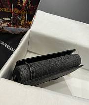 Fortok Dolce & Gabbana Black Patchwork Denim Bag 23x17x6.5cm - 6