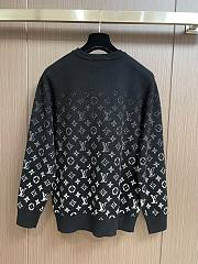 Fortok Louis Vuitton Gradient Crewneck Sweater Black - 6