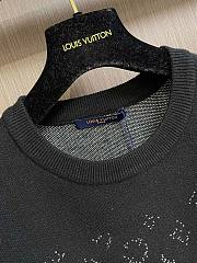 Fortok Louis Vuitton Gradient Crewneck Sweater Black - 2