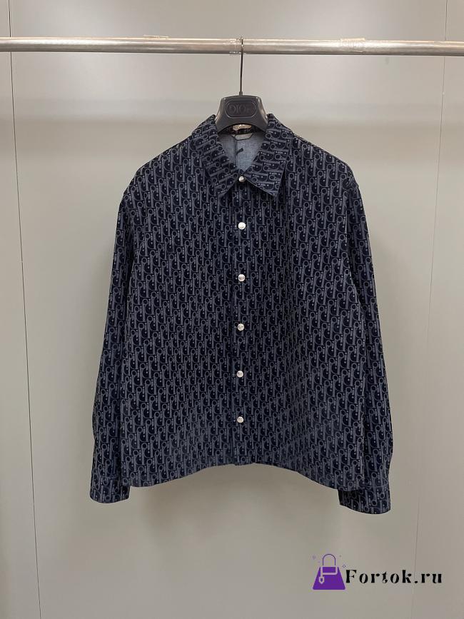 Fortok Dior Classic Black Oblique Shirt - 1