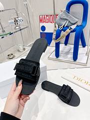 Fortok Dior Revolution Slides Black - 2