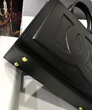 Fortok Dolice & Gabbana Black DG Embossed Tote Bag 30x26x10cm - 2