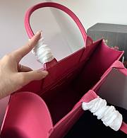 Fortok Dolice & Gabbana Pink DG Embossed Tote Bag 37×28×11.5cm - 4