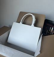 Fortok Dolice & Gabbana White DG Embossed Tote Bag 37×28×11.5cm - 3