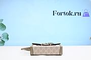 Fortok Gucci Mini Horsebit 1955 Bag Grey/Beige 699296 18x12x5cm - 5