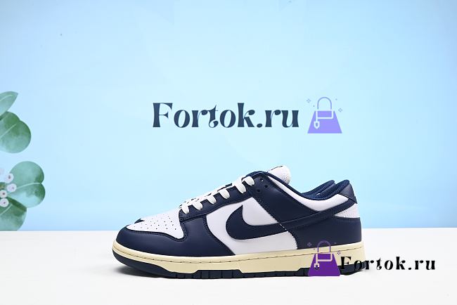 Fortok Nike Wmns Dunk Low ‘Vintage Navy’ DD1503-115 Sneakers - 1