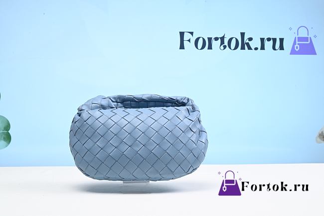Fortok Bottega Veneta Jodie Bag in Light Blue 28cm - 1