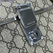Fortok Gucci Globe-Trotter GG Beauty Case In Beige And Ebony GG Supreme Canvas  - 6
