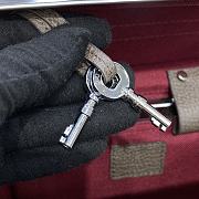 Fortok Gucci Globe-Trotter GG Beauty Case In Beige And Ebony GG Supreme Canvas  - 5
