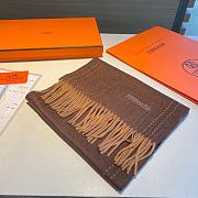Fortok Hermes Scarf in Brown 30x180cm - 2