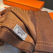 Fortok Hermes Scarf in Brown 30x180cm - 6