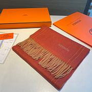 Fortok Hermes Scarf in Orange 30x180cm - 6