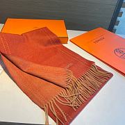 Fortok Hermes Scarf in Orange 30x180cm - 5