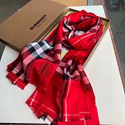 Fortok Burberry Scarf Red 70x200cm - 1