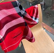 Fortok Burberry Scarf Red 70x200cm - 3