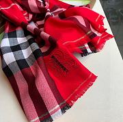 Fortok Burberry Scarf Red 70x200cm - 6