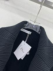 Fortok Dior Knitted Cardigan in Black - 2