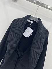 Fortok Dior Knitted Cardigan in Black - 3