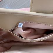 Fortok Miu Miu Logo-Lettering Shoulder Bag Brown 29x15x4cm - 5