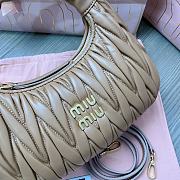 Fortok MiuMiu Wander Matelassé Shoulder Bag Brown 23x13x7cm - 3