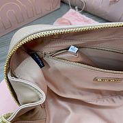 Fortok Miumiu Arcadie Matelassé Leather Tote Bag Beige 27x12x9cm - 5