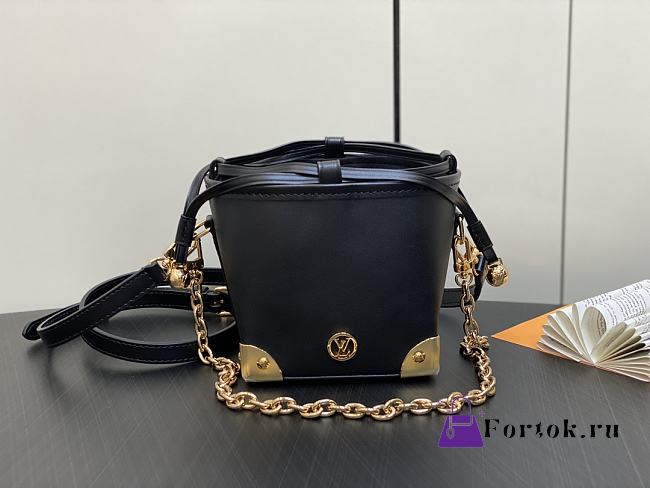 Fortok Louis Vuitton Noe Purse Black M82885 11.5x11.5x11.5cm - 1