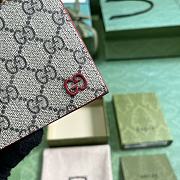 Fortok Gucci Wallet With GG Detail Red 11x9cm - 2
