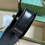 Fortok Gucci Bamboo 1947 Super Mini Bag Black 760246 18.5x12x5.5cm - 6