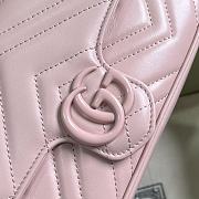 Fortok Gucci Marmont Bag in Light Pink 751526 21x12x5cm - 4